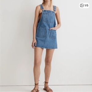 Madewell Denim Overall Mini Dress - S